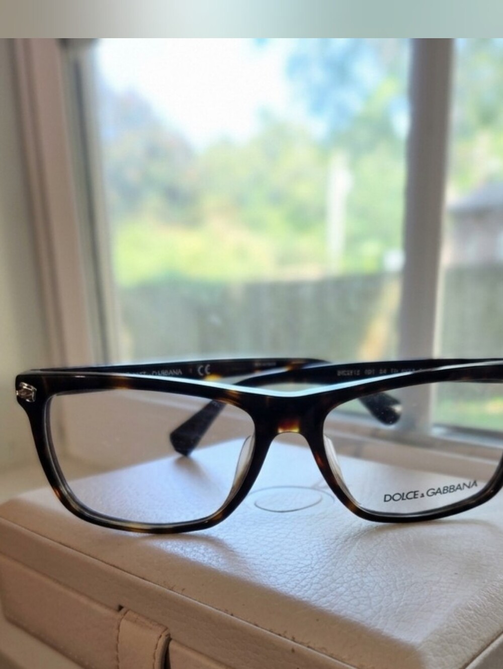 Dolce & Gabbana Men’s Tortoiseshell Brown and Black Optical Glasses